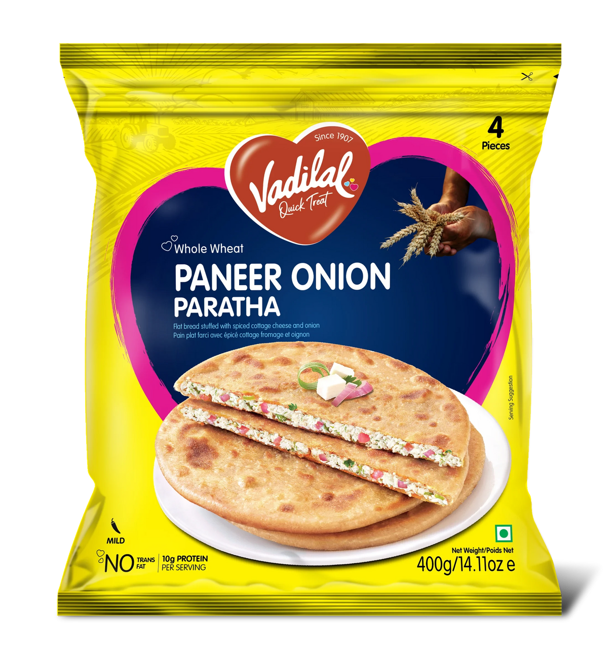 Vadilal Paneer Onion Prantha
