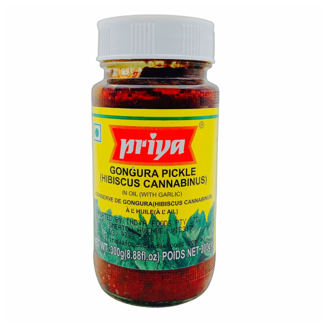 Priya Gongura Pickle with Garlic