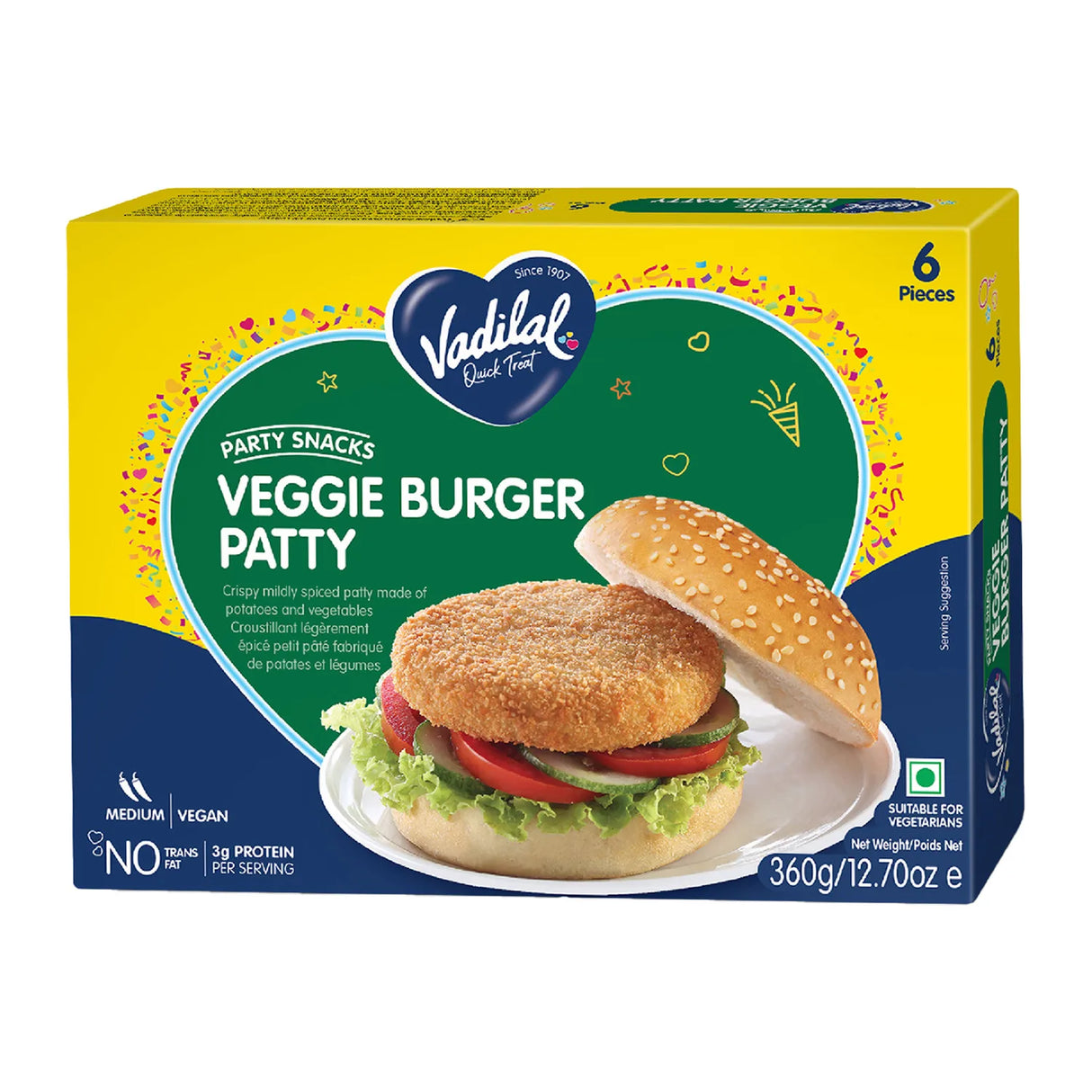 Vadilal Veggie Burger Patty