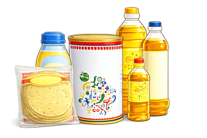 Oil, Ghee & Papad