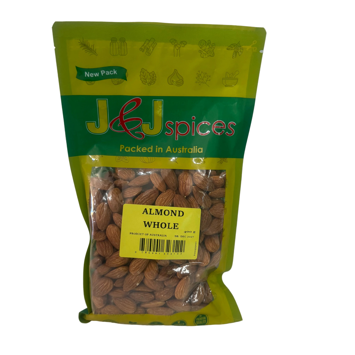 J&J Spices Almond Whole