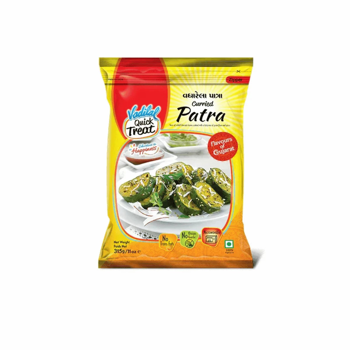 Vadilal Curried Patra Slices