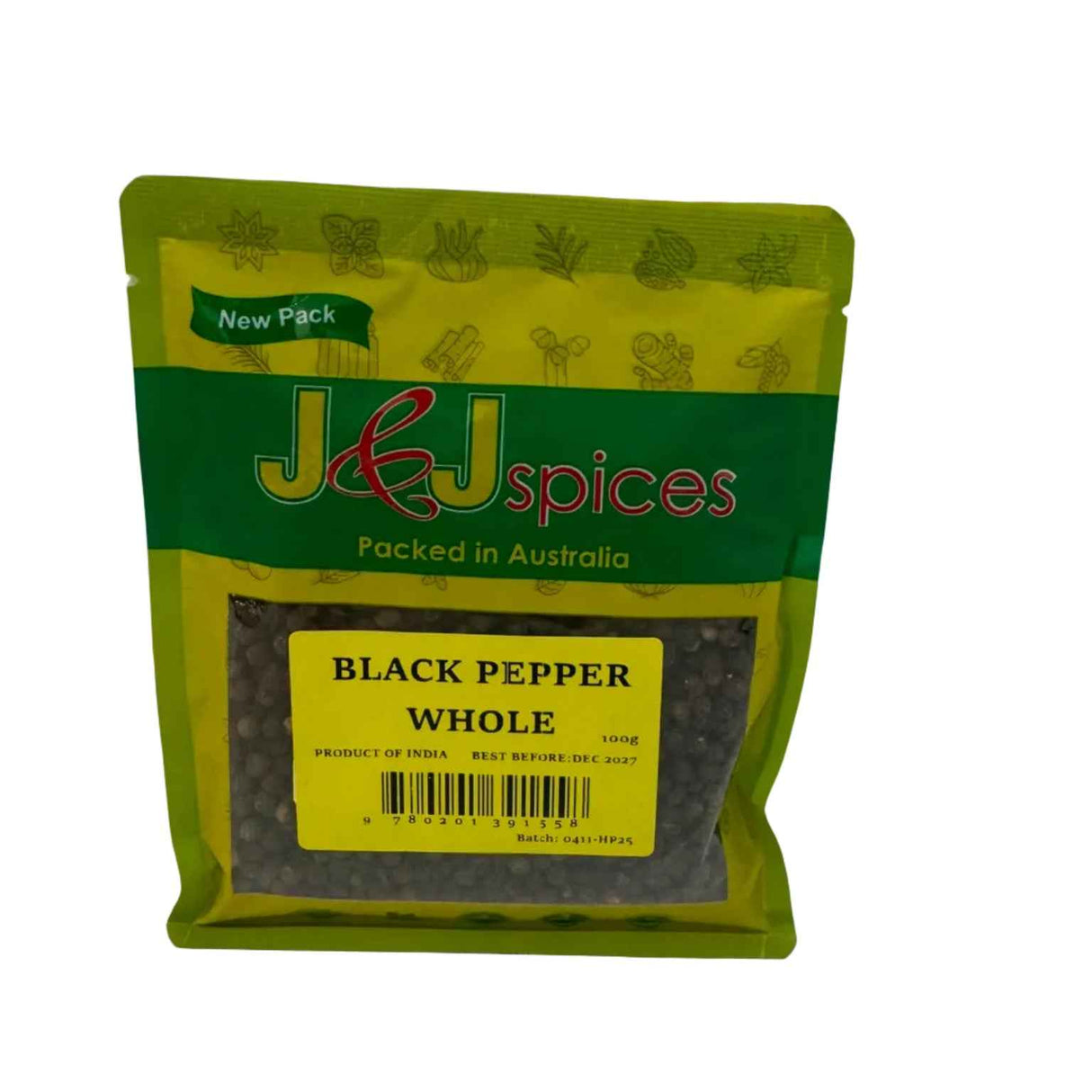 J&J Black Pepper Whole